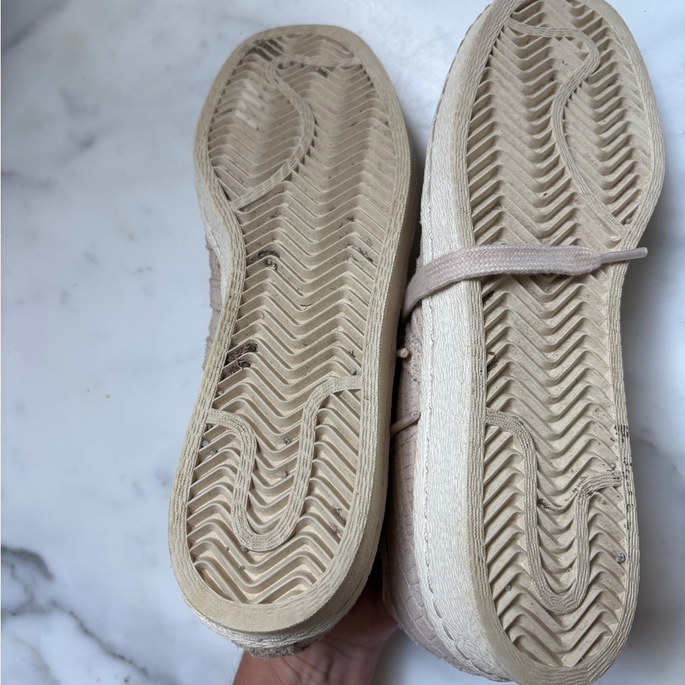 Adidas Cream Embossed snake Shelltoes - Picture 6 of 6